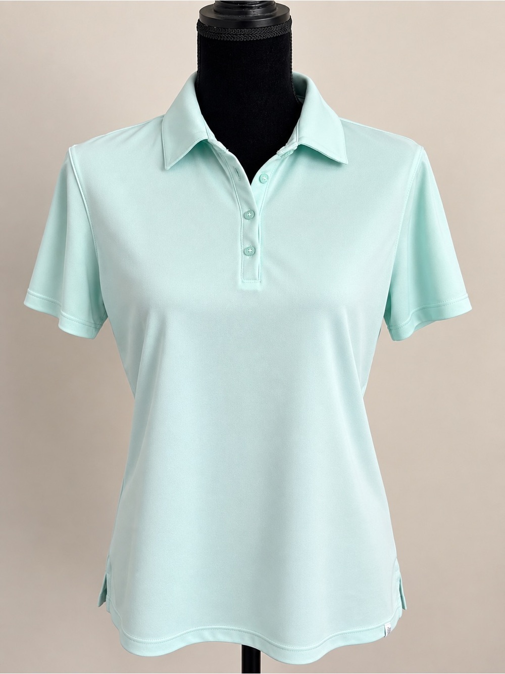 Lady Hagen Mint Polo Performance Top